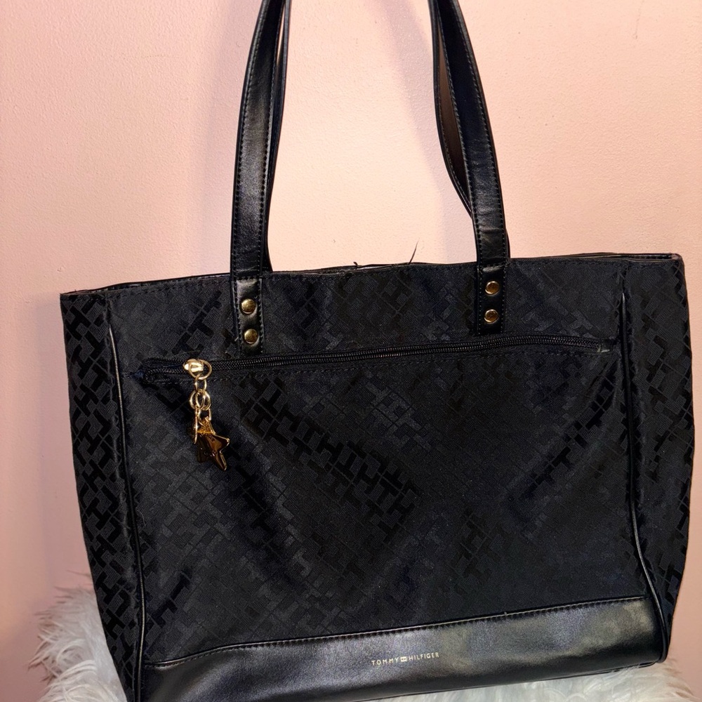 Tommy Hilfiger Black Tote Bag
